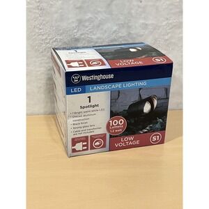 Westinghouse LED Landscape Lighting Spotlight Black S1 Low Voltage